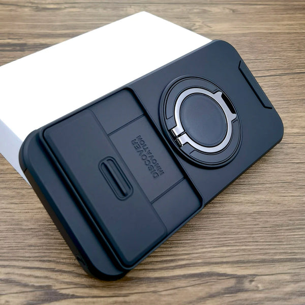 Shockproof Armor Camera Cover Large Ring Google Pixel Case-Exoticase-Black-For Pixel 9 Pro-Exoticase