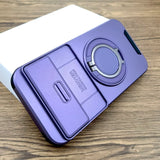 Shockproof Armor Camera Cover Large Ring Google Pixel Case-Exoticase-Purple-For Pixel 9 Pro-Exoticase