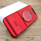 Shockproof Armor Camera Cover Large Ring Google Pixel Case-Exoticase-Red-For Pixel 9 Pro-Exoticase