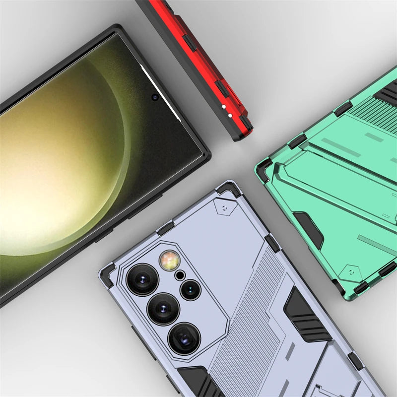 Shockproof Armor Samsung Galaxy Case with Kickstand-Exoticase-