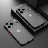 Shockproof Matte Apple iPhone Case-Exoticase-For iPhone 17 Pro Max-Black-Exoticase