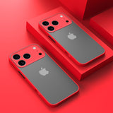 Shockproof Matte Apple iPhone Case-Exoticase-For iPhone 17 Pro Max-Red-Exoticase