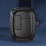 Shockproof Protective Snap Clip Google Pixel Buds A-Series Case-Exoticase-Google Pixel Buds 2-Black-