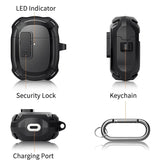 Shockproof Protective Snap Clip Google Pixel Buds A-Series Case-Exoticase-