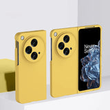 Shockproof Silicone OnePlus Open Case-Exoticase-Yellow-