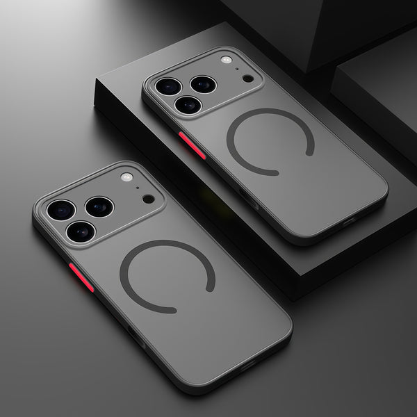 Shockproof Matte Apple MagSafe Compatible iPhone Case