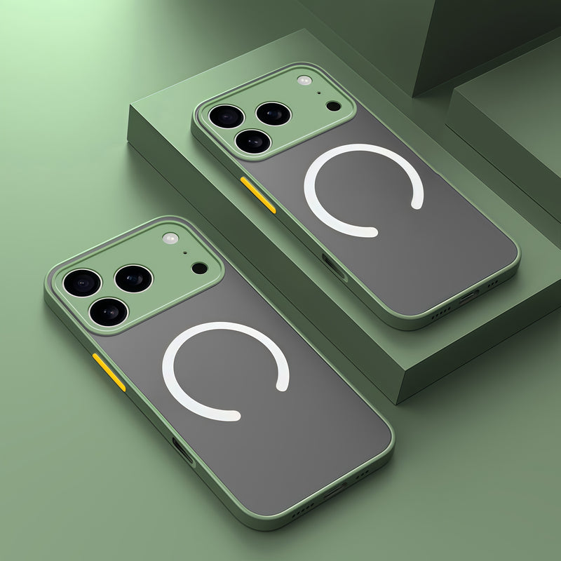 Shockproof Matte Apple MagSafe Compatible iPhone Case