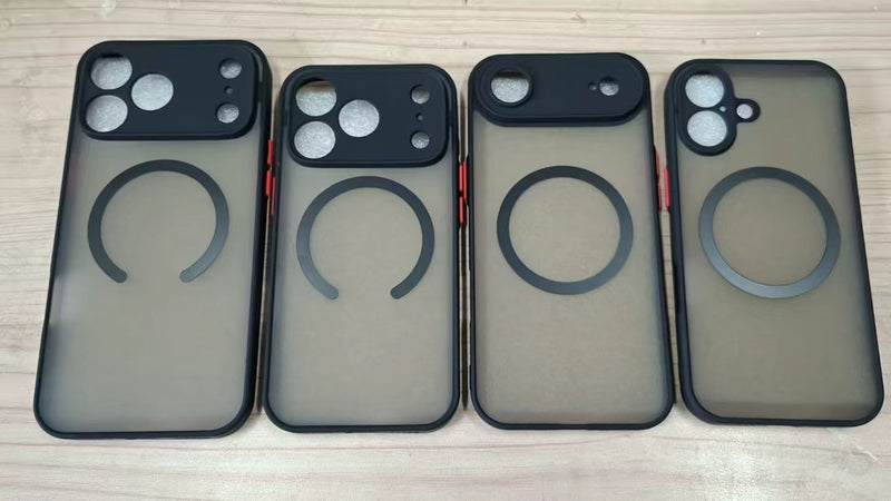 Shockproof Matte Apple MagSafe Compatible iPhone Case