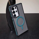 SideGrip Shockproof Translucent Samsung Case-Exoticase-For S25 Ultra-Green-Exoticase