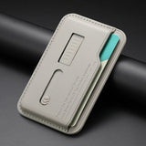 SideSlide iPhone Samsung Pixel OnePlus MagSafe Wallet-Exoticase-Khaki Grey-Exoticase