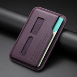 SideSlide iPhone Samsung Pixel OnePlus MagSafe Wallet-Exoticase-Purple-Exoticase