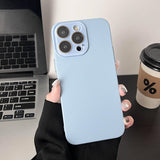 Silky Smooth Camera Protect iPhone Case-Exoticase-For iPhone 15 Pro Max-Sky Blue-