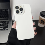 Silky Smooth Camera Protect iPhone Case-Exoticase-For iPhone 15 Pro Max-White-
