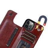 Slim & Lightweight Leather iPhone Case with Wallet-Exoticase-