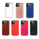 Slim & Lightweight Leather iPhone Case with Wallet-Exoticase-