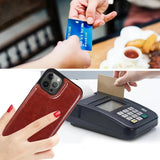 Slim & Lightweight Leather iPhone Case with Wallet-Exoticase-