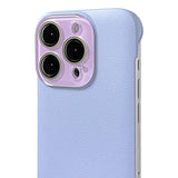 Slimline Sleek Leather iPhone Case with Glass Camera Shield-Exoticase-For iPhone 16 Pro Max-Lavender-Exoticase