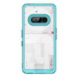 Soft Edge Transparent Nothing Phone Case-Exoticase-Cyan Blue-For Nothing Phone 3A-Exoticase