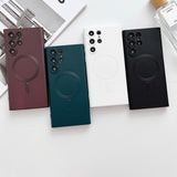 Soft Matte Silicone MagSafe compatible Samsung Case-Exoticase-