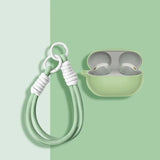 Soft Silicone Case for Sony WF-1000XM5 with Strap-Exoticase-Light Green-For Sony WF-1000XM5-Exoticase