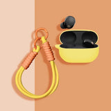 Soft Silicone Case for Sony WF-1000XM5 with Strap-Exoticase-Yellow 2-For Sony WF-1000XM5-Exoticase