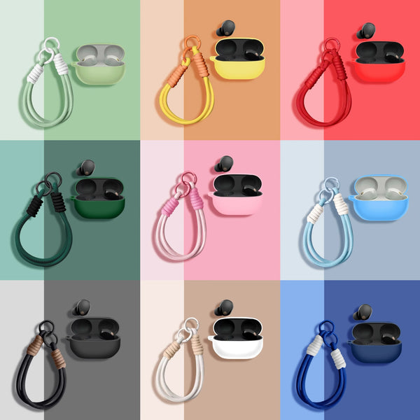 Soft Silicone Case for Sony WF-1000XM5 with Strap-Exoticase-Exoticase