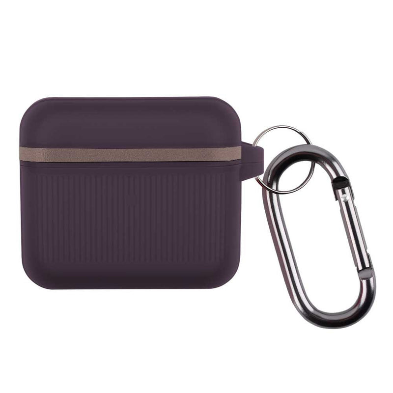Soft Silicone Multi-Designed Apple AirPods Case With Carabiner Clip-Exoticase-For AirPods 3-A3-