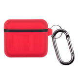 Soft Silicone Multi-Designed Apple AirPods Case With Carabiner Clip-Exoticase-For AirPods 3-A4-
