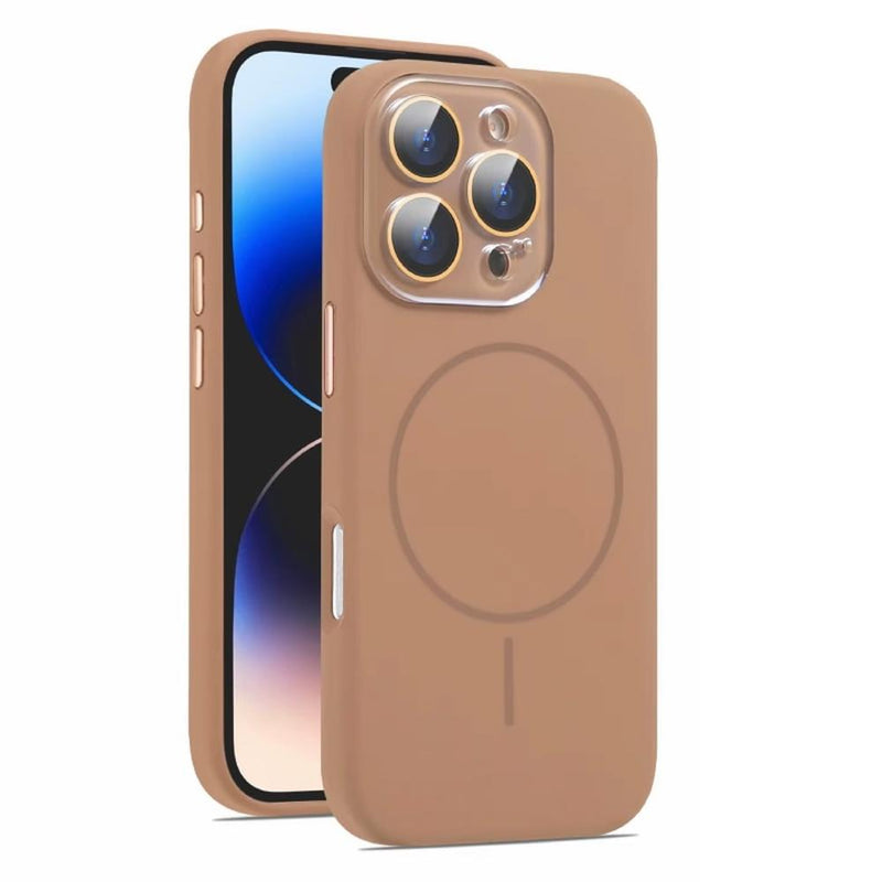 Soft-Touch MagSafe iPhone Case with Glass Camera Shield-Exoticase-Desert-iPhone 16 Pro Max-Exoticase