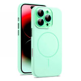 Soft-Touch MagSafe iPhone Case with Glass Camera Shield-Exoticase-Cyan-iPhone 16 Pro Max-Exoticase