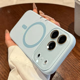 Soft-Touch MagSafe iPhone Case with Glass Camera Shield-Exoticase-Blue-iPhone 17 Pro Max-Exoticase