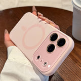 Soft-Touch MagSafe iPhone Case with Glass Camera Shield-Exoticase-Pink-iPhone 17 Pro Max-Exoticase