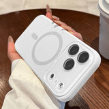 Soft-Touch MagSafe iPhone Case with Glass Camera Shield-Exoticase-White-iPhone 17 Pro Max-Exoticase