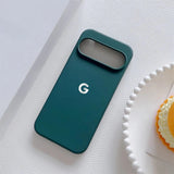 SoftFeel Silicone Google Pixel Case-Exoticase-For Pixel 10 Pro XL-Dark Green-Exoticase