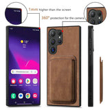 SoftGrip Snap-on Wallet PU Leather Samsung Case-Exoticase-Exoticase