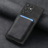 SoftGrip Snap-on Wallet PU Leather Samsung Case-Exoticase-Exoticase
