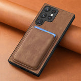 SoftGrip Snap-on Wallet PU Leather Samsung Case-Exoticase-Exoticase