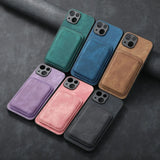 SoftGrip Snap-on Wallet PU Leather iPhone Case-Exoticase-Exoticase