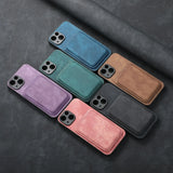 SoftGrip Snap-on Wallet PU Leather iPhone Case-Exoticase-Exoticase