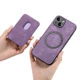 SoftGrip Snap-on Wallet PU Leather iPhone Case-Exoticase-Exoticase