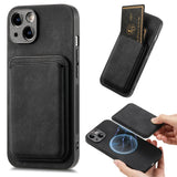 SoftGrip Snap-on Wallet PU Leather iPhone Case-Exoticase-Exoticase