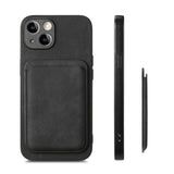 SoftGrip Snap-on Wallet PU Leather iPhone Case-Exoticase-Exoticase