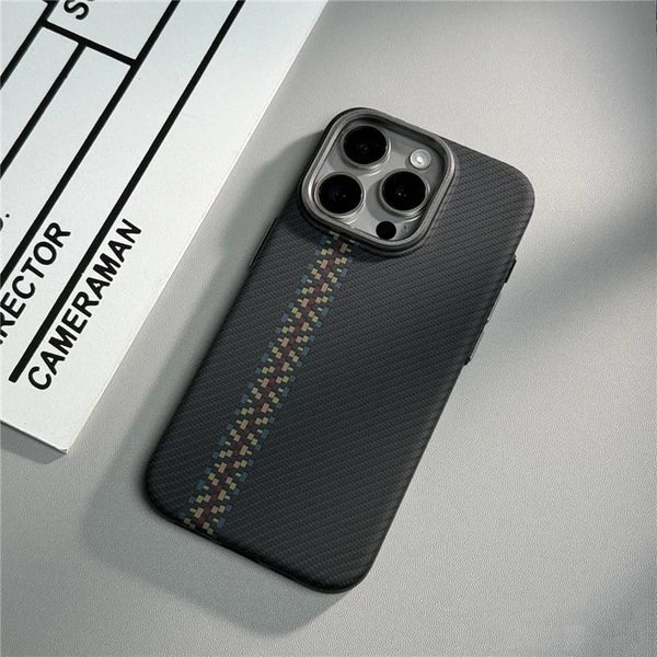 Sophistico Geometric Carbon Pattern iPhone Case-Exoticase-For iPhone 15 Pro Max-A-Exoticase
