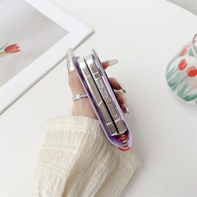 Spiral Notebook Style Samsung Galaxy Z Flip Case-Exoticase-Exoticase
