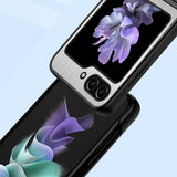 Stainless Steel Pattern Samsung Z Flip Case-Exoticase-