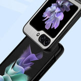 Stainless Steel Pattern Samsung Z Flip Case-Exoticase-