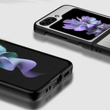 Stainless Steel Pattern Samsung Z Flip Case-Exoticase-