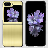 Stainless Steel Pattern Samsung Z Flip Case-Exoticase-
