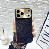Starry Glitter Plated Camera Protect iPhone Case-Glitter iPhone Case-Exoticase-Exoticase