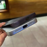 Steel Satin Edgeless Apple iPhone Case-Exoticase-Exoticase